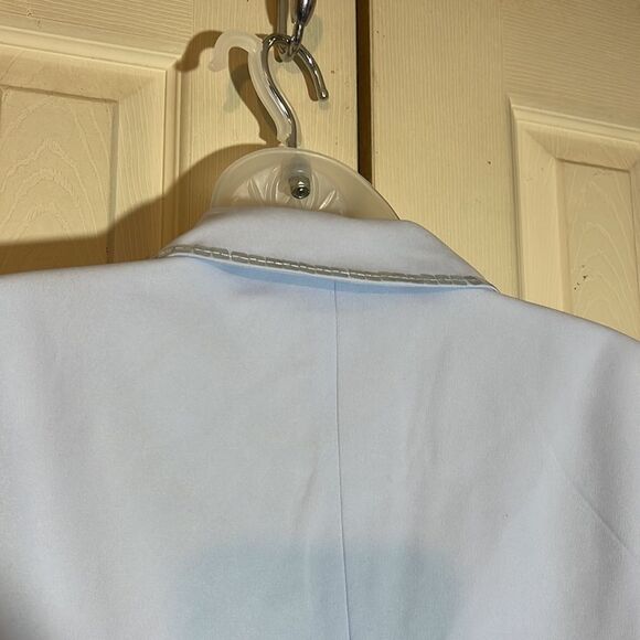 Together Spiegel Vintage 1990s Sky Blue Blazer Sequined Trim 10 - Picture 11 of 16